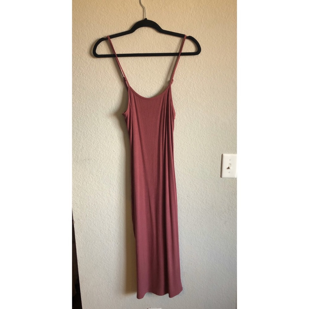 Midi mauve dress